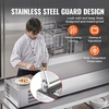 image:imageVEVOR Refrigerated Condiment Prep Station 150 W Countertop Refrigerated Condiment Station with Eight 16 Pans 304 Stainless Body and PC Lid Sandwich Prep Table for Restaurant amp Food StallOriginal Stainless 71 in