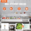 image:imageVEVOR Refrigerated Condiment Prep Station 150 W Countertop Refrigerated Condiment Station with Eight 16 Pans 304 Stainless Body and PC Lid Sandwich Prep Table for Restaurant amp Food StallOriginal Glass 55 in