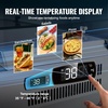 image:imageVEVOR Refrigerated Condiment Prep Station 150 W Countertop Refrigerated Condiment Station with Eight 16 Pans 304 Stainless Body and PC Lid Sandwich Prep Table for Restaurant amp Food StallOriginal Glass 55 in