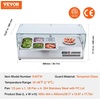 image:imageVEVOR Refrigerated Condiment Prep Station 150 W Countertop Refrigerated Condiment Station with Eight 16 Pans 304 Stainless Body and PC Lid Sandwich Prep Table for Restaurant amp Food StallOriginal Glass 40 in