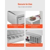 image:imageVEVOR Refrigerated Condiment Prep Station 150 W Countertop Refrigerated Condiment Station with Eight 16 Pans 304 Stainless Body and PC Lid Sandwich Prep Table for Restaurant amp Food StallNew Stainless 71 in