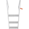 image:imageVEVOR Removable Dock Ladder 4 Steps 350 lbs Load Capacity Pontoon Boat Ladder with 4 Wide Step amp Nonslip Mat for ShipLakePoolMarine BoardingNEW3 Step