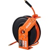 image:imageVEVOR Retractable Air Hose Reel 38 IN x 50 FT Hybrid Air Hose Max 300PSI Air Compressor Hose Reel with 5 ft Lead in CeilingWall Mount Heavy Duty Single Arm Steel ReelOpen Reel