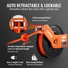 image:imageVEVOR Retractable Air Hose Reel 38 IN x 50 FT Hybrid Air Hose Max 300PSI Air Compressor Hose Reel with 5 ft Lead in CeilingWall Mount Heavy Duty Single Arm Steel ReelOpen Reel