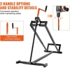 image:imageVEVOR Ride on Lawn Mower Lift Jack 880 Lbs Weight Capacity Telescopic Maintenance Jack with Crank Handle amp Power Tool Handle Foldable Lawn Tractor Lifter for Lawn Mowers and Garden Tractors Black880 Lbs