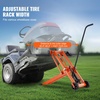 image:imageVEVOR Ride on Lawn Mower Lift Jack 880 Lbs Weight Capacity Telescopic Maintenance Jack with Crank Handle amp Power Tool Handle Foldable Lawn Tractor Lifter for Lawn Mowers and Garden Tractors Black500 Lbs