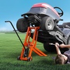 image:imageVEVOR Ride on Lawn Mower Lift Jack 880 Lbs Weight Capacity Telescopic Maintenance Jack with Crank Handle amp Power Tool Handle Foldable Lawn Tractor Lifter for Lawn Mowers and Garden Tractors Black500 Lbs