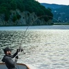 image:imageVEVOR Rod and Fishing Reel Combo IM6 Fiberglass amp Carbon Fiber Spinning Rod and Reel Combo Bass Fishing Pole with 65 ft TwoPiece Rods 61 Ball Bearings Stainless Steel Guides with Ceramic Rings