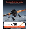 image:imageVEVOR Rod and Fishing Reel Combo7 ftLeft Handle