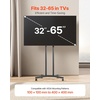 image:imageVEVOR Rolling TV Stand Mobile TV Cart for 1755 Inch Screens Portrait to Landscape Portable TV Stand with Wheels Holds up to 44 lbs for Living Room Bedroom Office Outdoor Max VESA 200x200mm3265