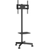 image:imageVEVOR Rolling TV Stand Mobile TV Cart for 1755 Inch Screens Portrait to Landscape Portable TV Stand with Wheels Holds up to 44 lbs for Living Room Bedroom Office Outdoor Max VESA 200x200mm23 60