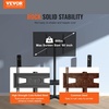 image:imageVEVOR Rolling TV Stand Mobile TV Cart for 1755 Inch Screens Portrait to Landscape Portable TV Stand with Wheels Holds up to 44 lbs for Living Room Bedroom Office Outdoor Max VESA 200x200mm23 60