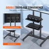 image:imageVEVOR Rolling TV Stand Mobile TV Cart for 1755 Inch Screens Portrait to Landscape Portable TV Stand with Wheels Holds up to 44 lbs for Living Room Bedroom Office Outdoor Max VESA 200x200mm3270
