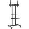 image:imageVEVOR Rolling TV Stand Mobile TV Cart for 1755 Inch Screens Portrait to Landscape Portable TV Stand with Wheels Holds up to 44 lbs for Living Room Bedroom Office Outdoor Max VESA 200x200mm3270