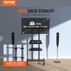 image:imageVEVOR Rolling TV Stand Mobile TV Cart for 1755 Inch Screens Portrait to Landscape Portable TV Stand with Wheels Holds up to 44 lbs for Living Room Bedroom Office Outdoor Max VESA 200x200mm3270