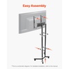 image:imageVEVOR Rolling TV Stand Mobile TV Cart for 1755 Inch Screens Portrait to Landscape Portable TV Stand with Wheels Holds up to 44 lbs for Living Room Bedroom Office Outdoor Max VESA 200x200mm3265