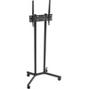 image:imageVEVOR Rolling TV Stand Mobile TV Cart for 1755 Inch Screens Portrait to Landscape Portable TV Stand with Wheels Holds up to 44 lbs for Living Room Bedroom Office Outdoor Max VESA 200x200mm3265