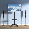 image:imageVEVOR Rolling TV Stand Mobile TV Cart for 1755 Inch Screens Portrait to Landscape Portable TV Stand with Wheels Holds up to 44 lbs for Living Room Bedroom Office Outdoor Max VESA 200x200mm23 60
