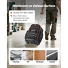 image:imageVEVOR Rolling Tool Backpack 110 lbs Load Capacity 72 Pockets Heavy Duty Roller Tool Bag on Wheels Adjustable Telescoping Handle amp Stable Base Toolbag Organizers for Construction Mechanic72 Pockets  Rolling