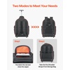 image:imageVEVOR Rolling Tool Backpack 110 lbs Load Capacity 72 Pockets Heavy Duty Roller Tool Bag on Wheels Adjustable Telescoping Handle amp Stable Base Toolbag Organizers for Construction Mechanic72 Pockets  Rolling