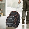 image:imageVEVOR Rolling Tool Backpack 110 lbs Load Capacity 72 Pockets Heavy Duty Roller Tool Bag on Wheels Adjustable Telescoping Handle amp Stable Base Toolbag Organizers for Construction Mechanic72 Pockets  Rolling