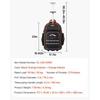 image:imageVEVOR Rolling Tool Backpack 110 lbs Load Capacity 72 Pockets Heavy Duty Roller Tool Bag on Wheels Adjustable Telescoping Handle amp Stable Base Toolbag Organizers for Construction Mechanic72 Pockets  Rolling