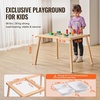 image:imageVEVOR Sensory Table for Toddlers Kids Activity Table with DoubleSided Tabletop amp NonSlip Feet IndoorOutdoor Play Activity Table Wooden Sensory Table for Drawing Studying Ideal Gift for Boy Girl