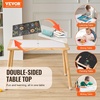 image:imageVEVOR Sensory Table for Toddlers Kids Activity Table with DoubleSided Tabletop amp NonSlip Feet IndoorOutdoor Play Activity Table Wooden Sensory Table for Drawing Studying Ideal Gift for Boy Girl