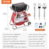 image:imageVEVOR Sewer Camera 165 ft50m SelfLeveling Drain Camera with 512Hz Transmitter Distance Counter 9 Screen 1080P HD Snake Plumbing Cameras with Lights12 LED amp 32GB Card for Duct Pipe328ft with 101 Touchscreen
