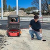 image:imageVEVOR Sewer Camera 165 ft50m SelfLeveling Drain Camera with 512Hz Transmitter Distance Counter 9 Screen 1080P HD Snake Plumbing Cameras with Lights12 LED amp 32GB Card for Duct Pipe165ft with 101 Touchscreen