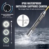 image:imageVEVOR Sewer Camera 165 ft50m SelfLeveling Drain Camera with 512Hz Transmitter Distance Counter 9 Screen 1080P HD Snake Plumbing Cameras with Lights12 LED amp 32GB Card for Duct Pipe98ft with 9 1080P HD Screen