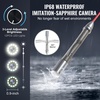 image:imageVEVOR Sewer Camera 165 ft50m SelfLeveling Drain Camera with 512Hz Transmitter Distance Counter 9 Screen 1080P HD Snake Plumbing Cameras with Lights12 LED amp 32GB Card for Duct Pipe328ft with 101 Touchscreen