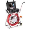 image:imageVEVOR Sewer Camera 165 ft50m SelfLeveling Drain Camera with 512Hz Transmitter Distance Counter 9 Screen 1080P HD Snake Plumbing Cameras with Lights12 LED amp 32GB Card for Duct Pipe328ft with 101 Touchscreen
