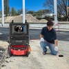 image:imageVEVOR Sewer Camera 165 ft50m SelfLeveling Drain Camera with 512Hz Transmitter Distance Counter 9 Screen 1080P HD Snake Plumbing Cameras with Lights12 LED amp 32GB Card for Duct Pipe165ft with 9 1080P HD Screen