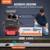 image:imageVEVOR Sewer Camera 165 ft50m SelfLeveling Drain Camera with 512Hz Transmitter Distance Counter 9 Screen 1080P HD Snake Plumbing Cameras with Lights12 LED amp 32GB Card for Duct Pipe165ft with 101 Touchscreen