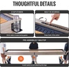 image:imageVEVOR Shuffleboard Table 115 ft Shuffleboard for Family Game Rooms 2 in 1 Shuffleboard and Bowling Combo Game Set with ScratchResistant Playfield Legs 8 Pucks Bowling Set Wax and Table Brush12ft