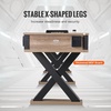 image:imageVEVOR Shuffleboard Table 115 ft Shuffleboard for Family Game Rooms 2 in 1 Shuffleboard and Bowling Combo Game Set with ScratchResistant Playfield Legs 8 Pucks Bowling Set Wax and Table Brush12ft