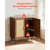 image:imageVEVOR Sideboard Cabinet Buffet Cabinet with 2 Magnetic Doors and Adjustable Shelves Sideboard Buffet for Hallway Entryway Living Room or Kitchen NaturalBrown