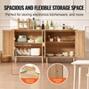 image:imageVEVOR Sideboard Cabinet Buffet Cabinet with 2 Magnetic Doors and Adjustable Shelves Sideboard Buffet for Hallway Entryway Living Room or Kitchen NaturalNatural