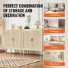 image:imageVEVOR Sideboard Cabinet Buffet Cabinet with 2 Magnetic Doors and Adjustable Shelves Sideboard Buffet for Hallway Entryway Living Room or Kitchen NaturalNatural