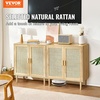 image:imageVEVOR Sideboard Cabinet Buffet Cabinet with 2 Magnetic Doors and Adjustable Shelves Sideboard Buffet for Hallway Entryway Living Room or Kitchen NaturalNatural