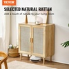 image:imageVEVOR Sideboard Cabinet Buffet Cabinet with 2 Magnetic Doors and Adjustable Shelves Sideboard Buffet for Hallway Entryway Living Room or Kitchen NaturalNatural