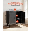 image:imageVEVOR Sideboard Cabinet Buffet Cabinet with 2 Magnetic Doors and Adjustable Shelves Sideboard Buffet for Hallway Entryway Living Room or Kitchen NaturalPure Black
