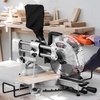 image:imageVEVOR Sliding Compound Miter Saw 10Inch Blade 15 Amp Motor 60Tooth Corded Double Bevel Sliding Miter Saw LED Precision Alignment Angle Adjustable for Wood Composite Decking LaminatesDouble Bevel10