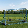 image:imageVEVOR Soccer Rebounder Net QuickSwitch Angle Soccer Goal Rebounder for Control Passing Practice HeavyDuty Iron Frame amp PE Net Easy Setup Ball Training Equipment for TeensampAdults7x4FT