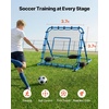 image:imageVEVOR Soccer Rebounder Net QuickSwitch Angle Soccer Goal Rebounder for Control Passing Practice HeavyDuty Iron Frame amp PE Net Easy Setup Ball Training Equipment for TeensampAdults37x37FT