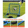 image:imageVEVOR Soccer Rebounder Net QuickSwitch Angle Soccer Goal Rebounder for Control Passing Practice HeavyDuty Iron Frame amp PE Net Easy Setup Ball Training Equipment for TeensampAdults37x37FT