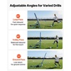 image:imageVEVOR Soccer Rebounder Net QuickSwitch Angle Soccer Goal Rebounder for Control Passing Practice HeavyDuty Iron Frame amp PE Net Easy Setup Ball Training Equipment for TeensampAdults7x6FT