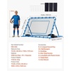 image:imageVEVOR Soccer Rebounder Net QuickSwitch Angle Soccer Goal Rebounder for Control Passing Practice HeavyDuty Iron Frame amp PE Net Easy Setup Ball Training Equipment for TeensampAdults6x4FT
