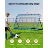 image:imageVEVOR Soccer Rebounder Net QuickSwitch Angle Soccer Goal Rebounder for Control Passing Practice HeavyDuty Iron Frame amp PE Net Easy Setup Ball Training Equipment for TeensampAdults7x4FT